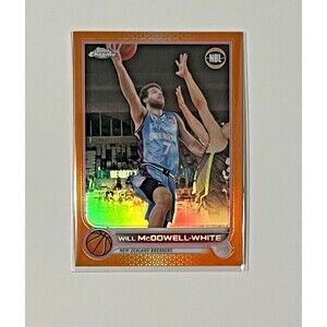 2022-23 Topps Chrome NBL - Will McDowell-White #58 Orange Refractor 01/25